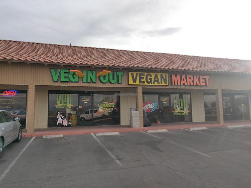 Outside at Veg-In-Out Market in Las Vegas