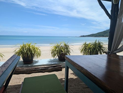 Beautiful view at Foods & Roots in Koh Phangan
