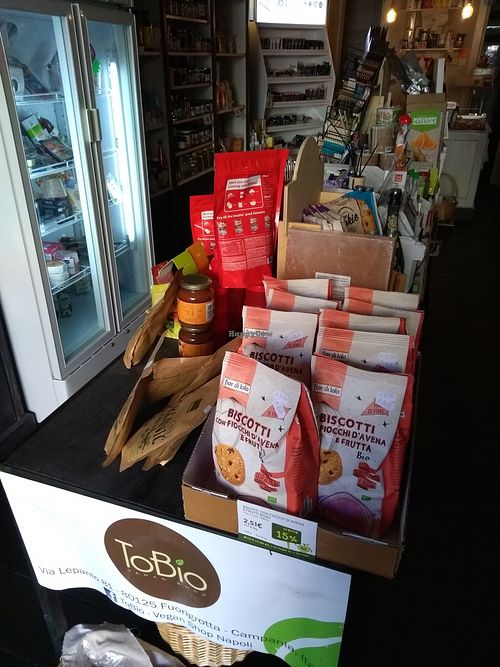 Biscuits and more at ToBio Vegan Shop in Naples
