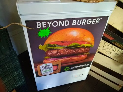 Frozen 2 beyond meat steaks for 11,90euros at ToBio Vegan Shop in Naples