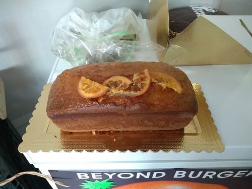 Vegan arancia&zenzero torta(orange and ginger cake)  at ToBio Vegan Shop in Naples