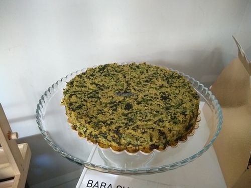 Savoury vegan treat yummm at ToBio Vegan Shop in Naples