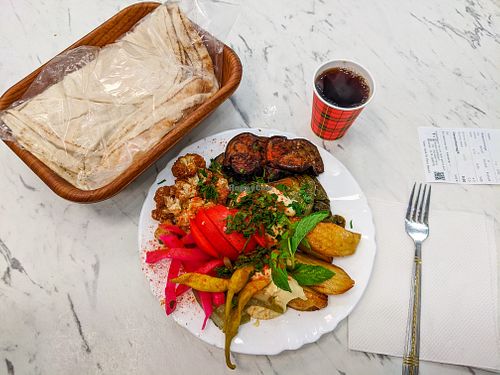 Makali (vegan platter) at Azzam at Azzam in Berlin