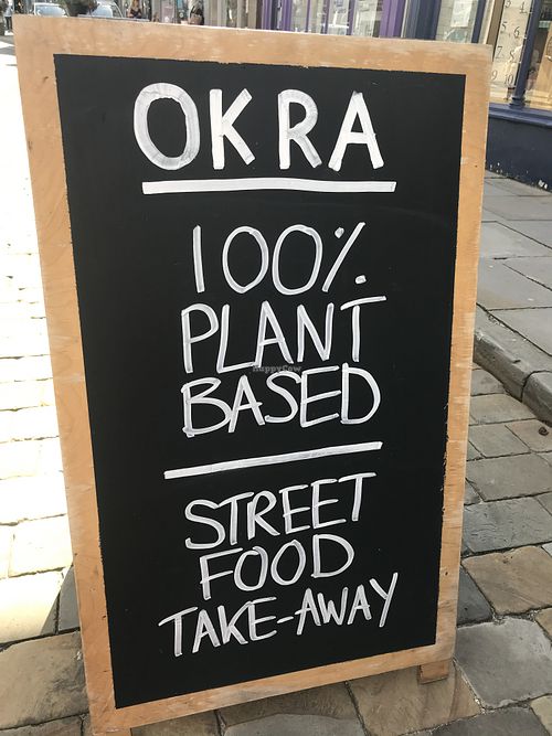 Love this is 100% vegan at Okra in Shrewsbury