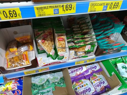 Mandorle pralinate Vegan 1,69euros at Eurospin in Caserta