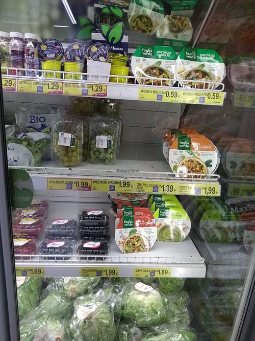 Their fridge at Eurospin in Caserta