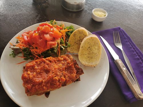 Bolognese vegan lasagna at Mediterraneo Pizza & Pasta in Koh Phangan
