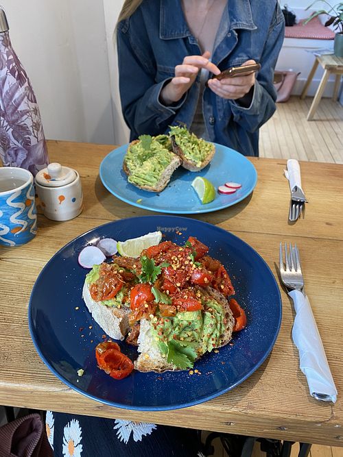 avo toast at The Locker in Cambridge