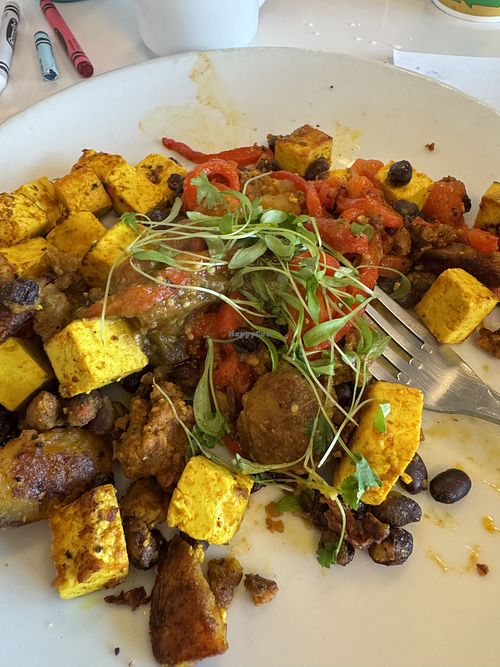Tofu scramble   at Lucky's Bakehouse in Boulder