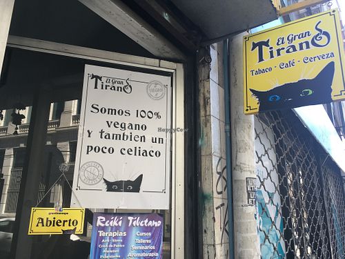 Outside at Gran Tirano in Valparaiso