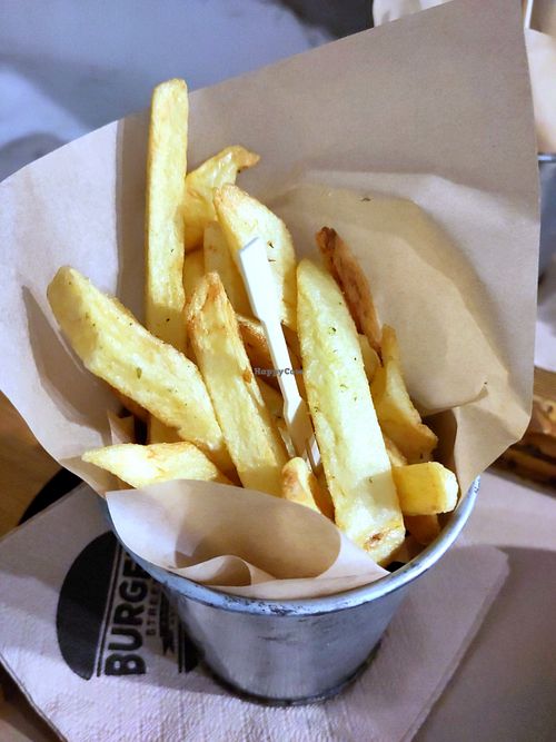 Fries at Burger Street in Paros