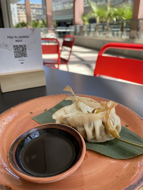 Gyoza  at UDON in Valencia