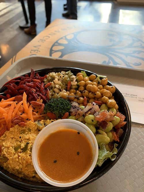 Asiatic bowl!  Delish! at Copper Branch - Frères Orban in Brussels