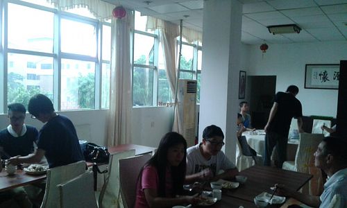 An enclosed dining area for reservations, possibly for VIP, I'm not sure at Hong Shan Vegetarian - Saint Love in Guangzhou