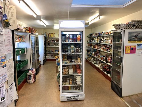Community store at Papay Community Co-op in Orkney Islands