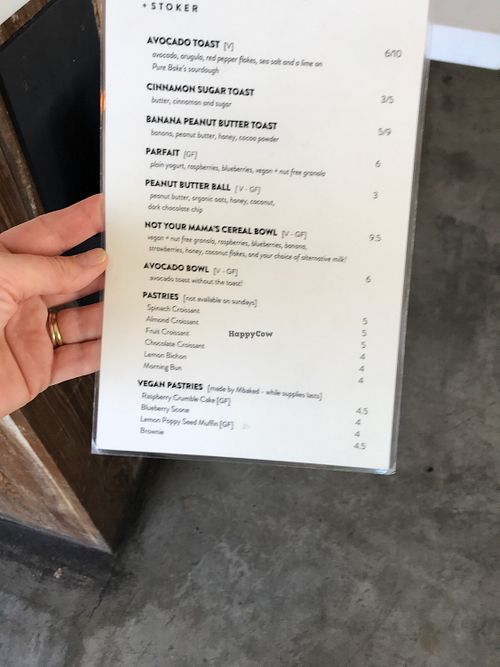 Menu. Awesome  at Captain + Stoker in Monterey