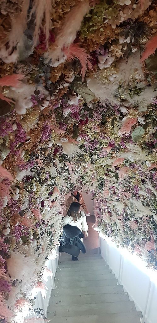 Entrance to second floor at U Omotesando in Tokyo