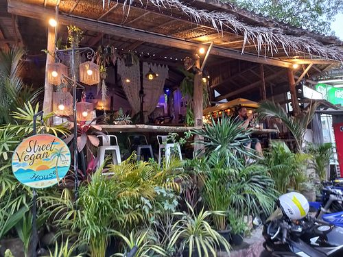 Venue at Street Vegan House in Koh Phangan