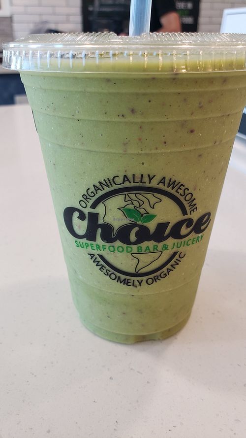 Mint Smoothie at Choice Juicery in Encinitas