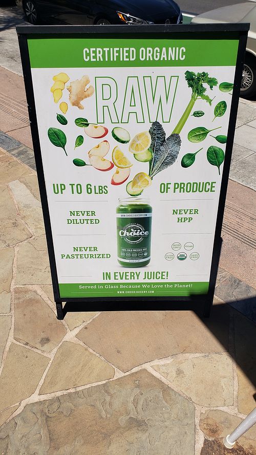 Fresh at Choice Juicery in Encinitas