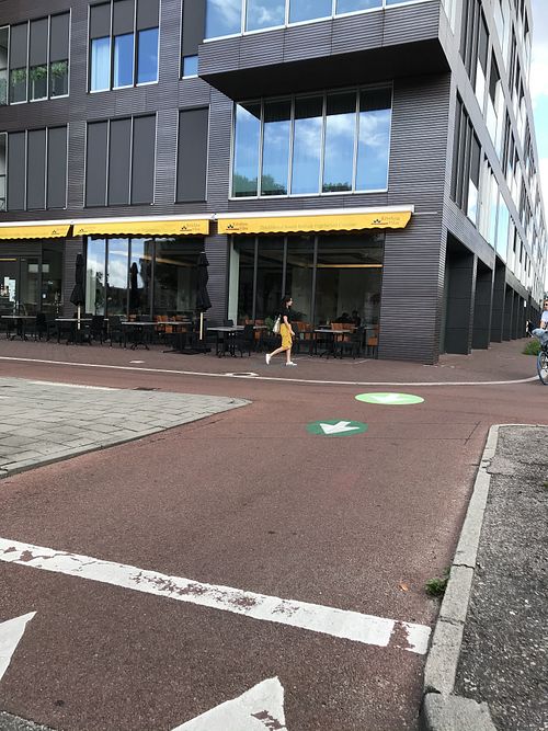 Main entrance at Krishna Vilas in Utrecht