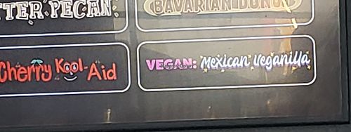 Vanilla and kool aid today at AUS - Amy's Ice Cream in Austin