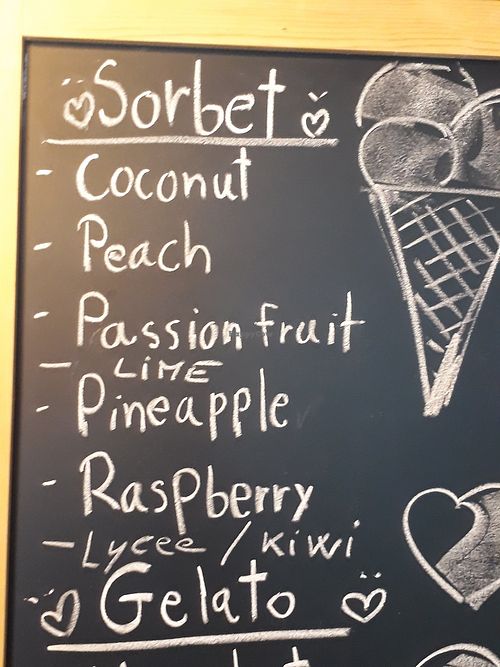 All vegan at 7 Senses Gelato Studio in Chiang Mai