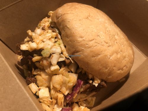 BBQ sandwich. A+ at PlowBQ - Food Truck in Austin