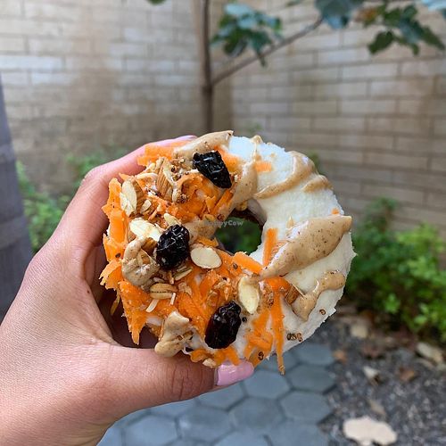 vegan donut at Agua que Canta in Oaxaca