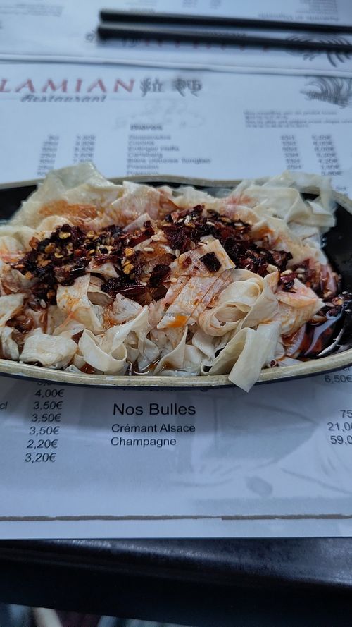 Tofu salad at Lamian in Strasbourg