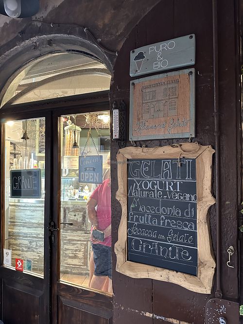   at Officina del Gelato in Urbino