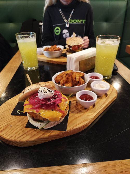 Vegan Burguer #5 at Dan's Finger Foods & Drinks in Guimaraes