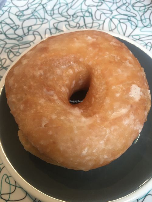 Glazed donut, reminiscent of Krispie Kreme :D at Angelhearts Donuts in Ithaca