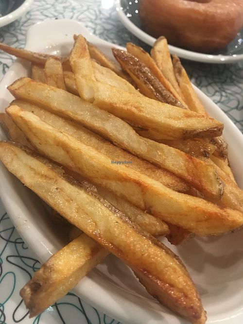 Fresh cut fries  at Angelhearts Donuts in Ithaca