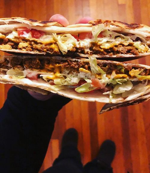 The infamous crunchy wrapper  at Dead Beet Eats in Kansas City