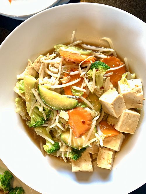 Vegetable Delight with steamed tofu at Sa Bai Modern Thai in Phoenix