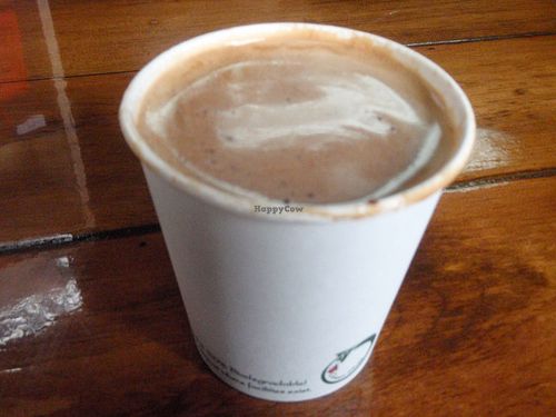 my coconut latte!  at HipStir Cafe in Oneida