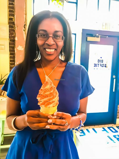 Oat mylk nice cream  at Big Softie in Atlanta