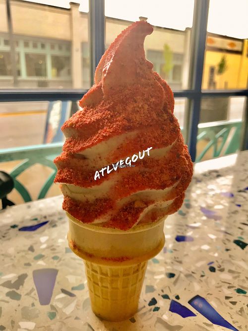 Oat mylk nice cream  at Big Softie in Atlanta