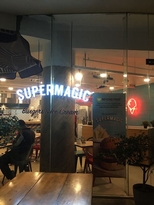 shop from outside at Supermagic Burgers in Boracay