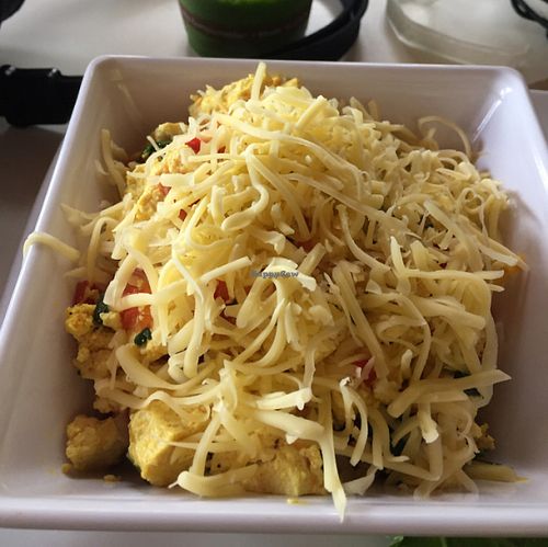 tofu scramble (reeeeally salty) at Natural Sisters Cafe in Joshua Tree