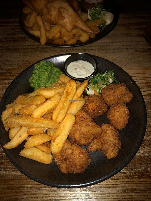 Breaded cauliflower scampi at The Pier House in St Austell