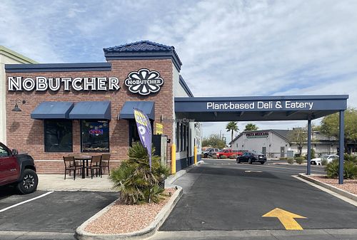 Restaurant front  at NoButcher in Las Vegas