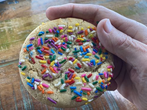 Sprinkle sugar cookie at NoButcher in Las Vegas