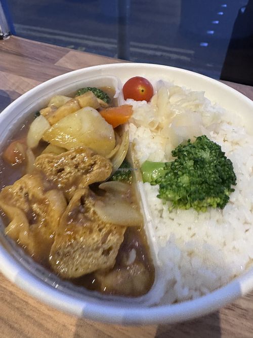 Tofu and veg curry   at Oriento in Edinburgh