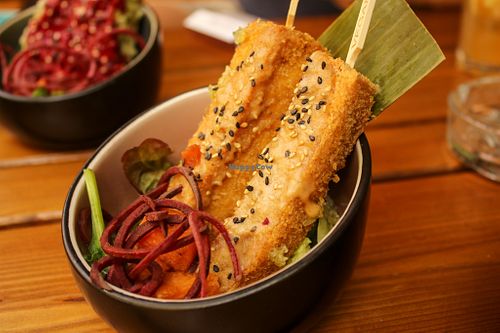 peanut tofu sticks at Vegan House - Alaunstraße in Dresden