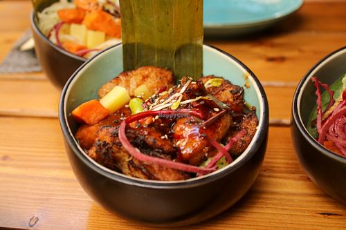 sweet & sour seitan at Vegan House - Alaunstraße in Dresden