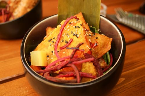 potato pancake at Vegan House - Alaunstraße in Dresden