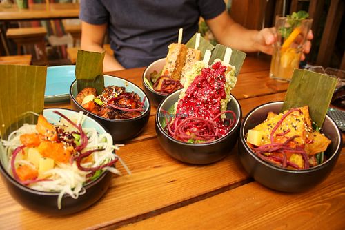 5 small bowls of happiness  at Vegan House - Alaunstraße in Dresden