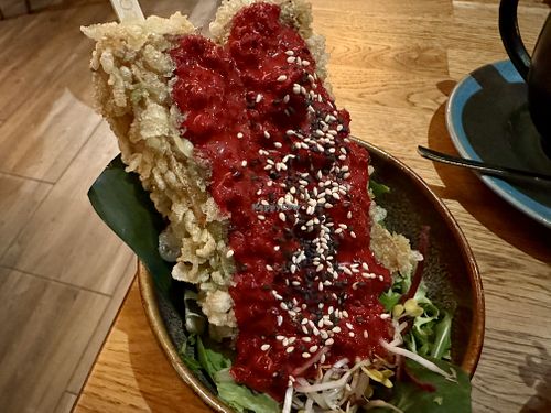 spicy crispy tofu #Veganuary at Vegan House - Alaunstraße in Dresden